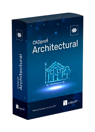 CADprofi Architectural, módulo de planos de arquitectura para ZWCAD
