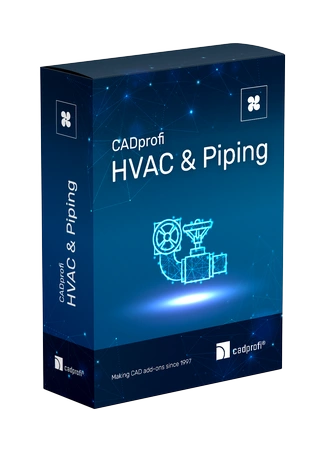 CADprofi HVAC & Piping, módulo de climatización, sanitaria y tuberías para ZWCAD